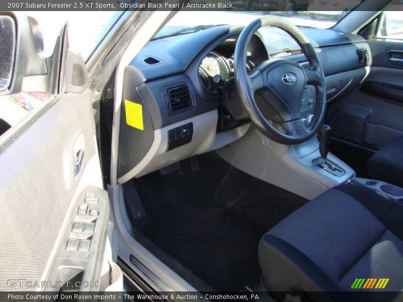 Obsidian Black Pearl / Anthracite Black 2007 Subaru Forester 2.5 XT Sports