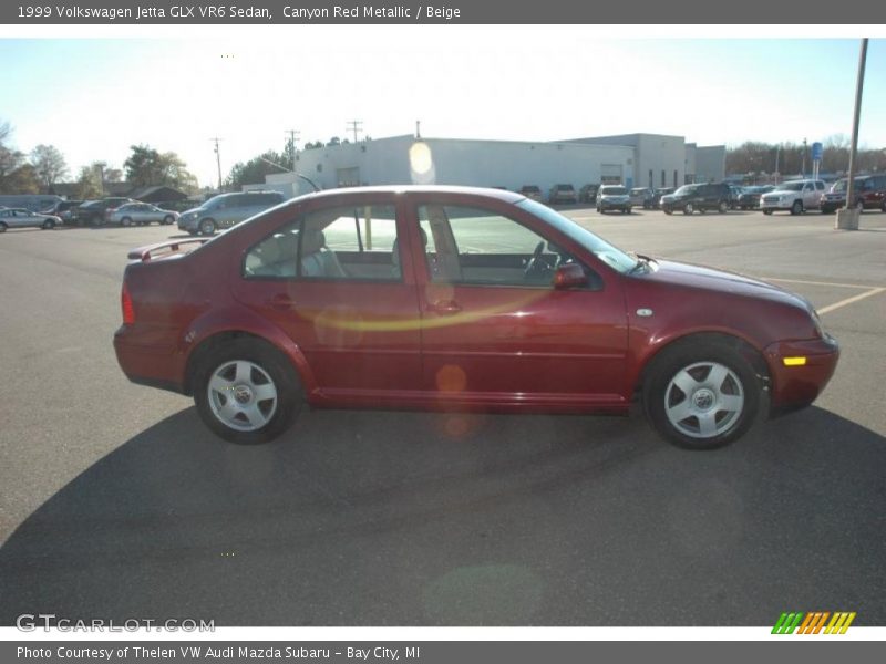 Canyon Red Metallic / Beige 1999 Volkswagen Jetta GLX VR6 Sedan