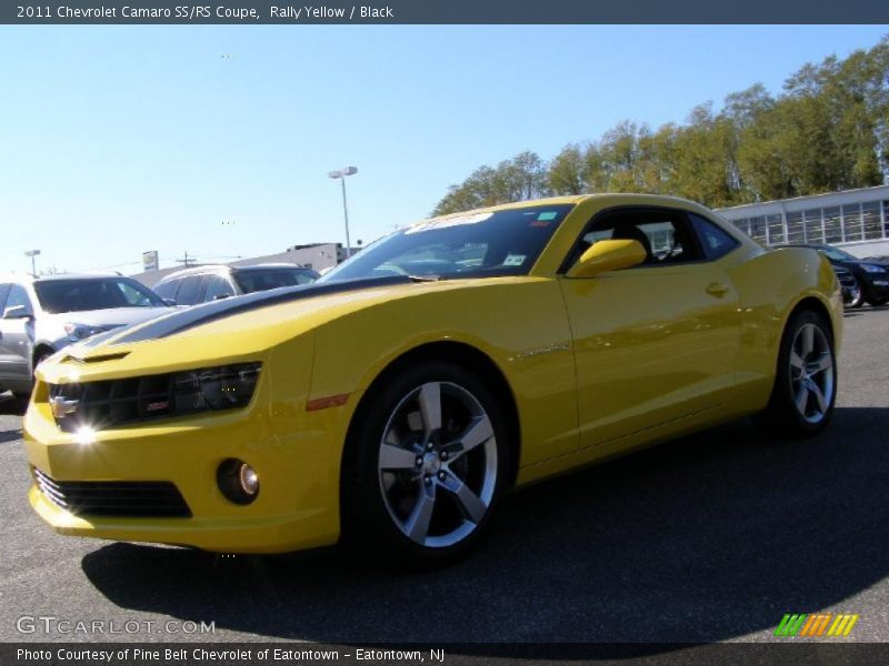 Rally Yellow / Black 2011 Chevrolet Camaro SS/RS Coupe