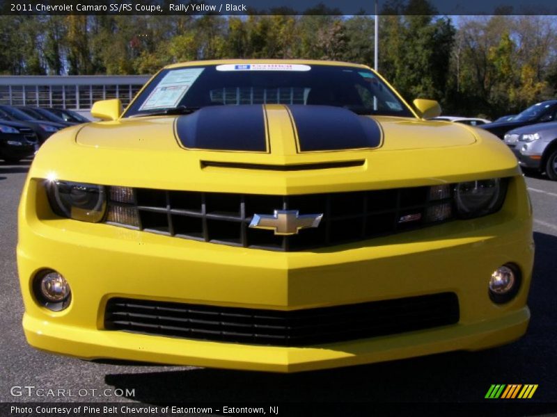 Rally Yellow / Black 2011 Chevrolet Camaro SS/RS Coupe