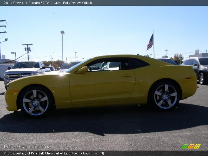 Rally Yellow / Black 2011 Chevrolet Camaro SS/RS Coupe