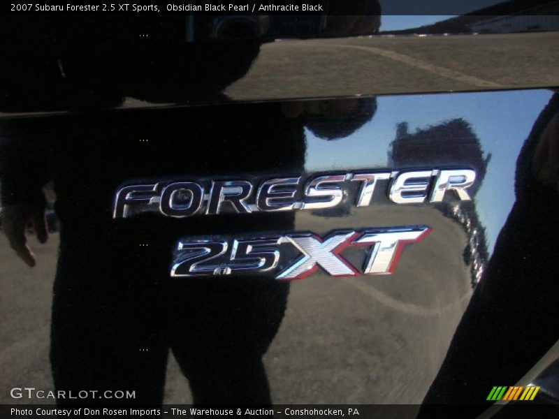 Obsidian Black Pearl / Anthracite Black 2007 Subaru Forester 2.5 XT Sports