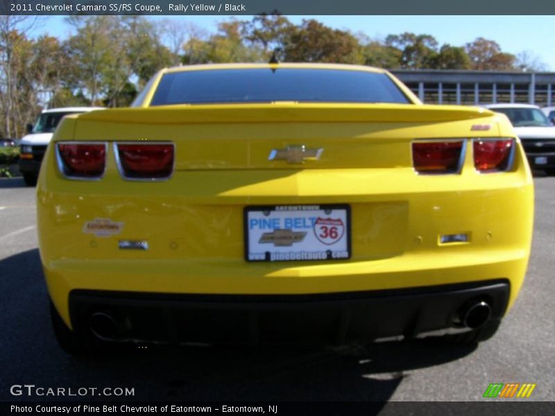 Rally Yellow / Black 2011 Chevrolet Camaro SS/RS Coupe