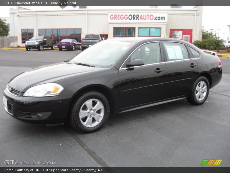 Black / Neutral 2010 Chevrolet Impala LT