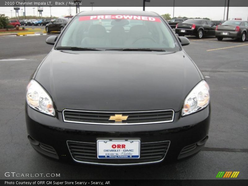 Black / Neutral 2010 Chevrolet Impala LT