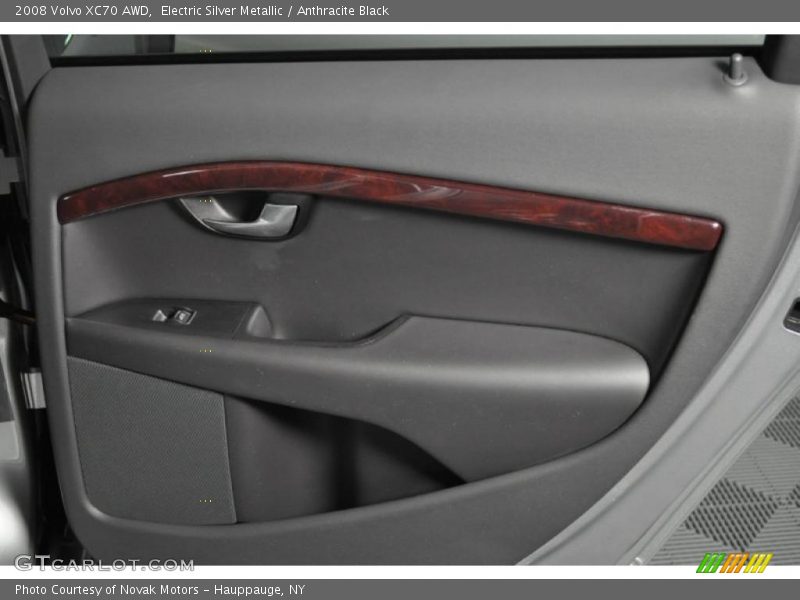 Electric Silver Metallic / Anthracite Black 2008 Volvo XC70 AWD