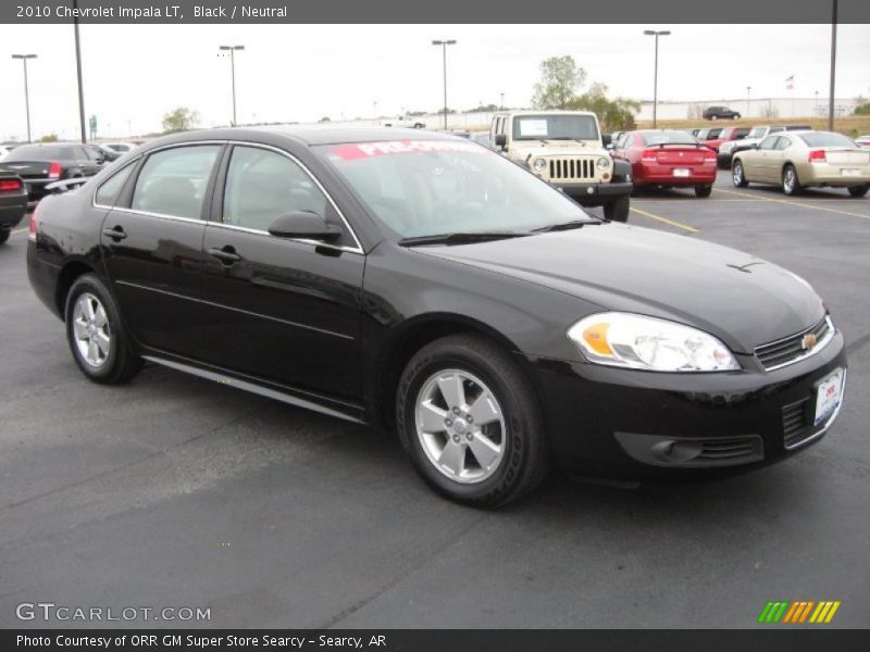 Black / Neutral 2010 Chevrolet Impala LT