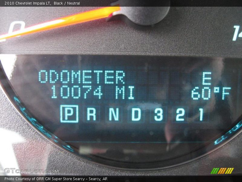 Black / Neutral 2010 Chevrolet Impala LT