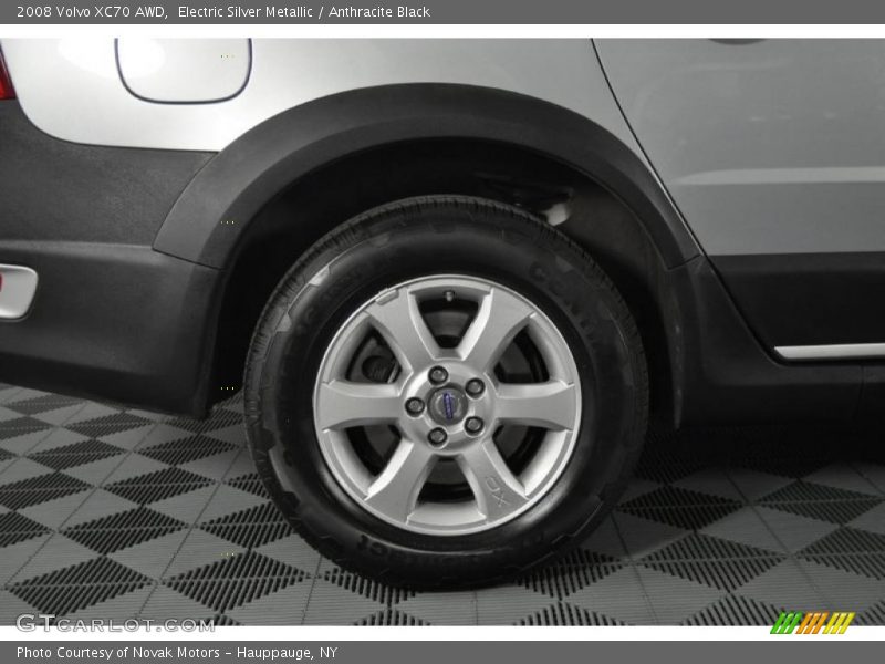 Electric Silver Metallic / Anthracite Black 2008 Volvo XC70 AWD