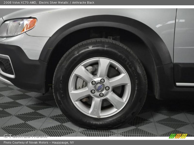 Electric Silver Metallic / Anthracite Black 2008 Volvo XC70 AWD