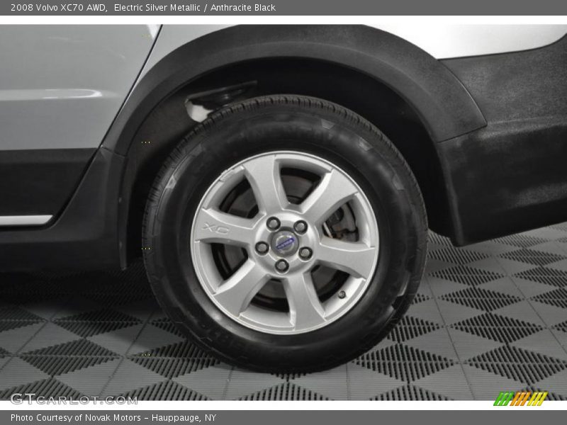 Electric Silver Metallic / Anthracite Black 2008 Volvo XC70 AWD