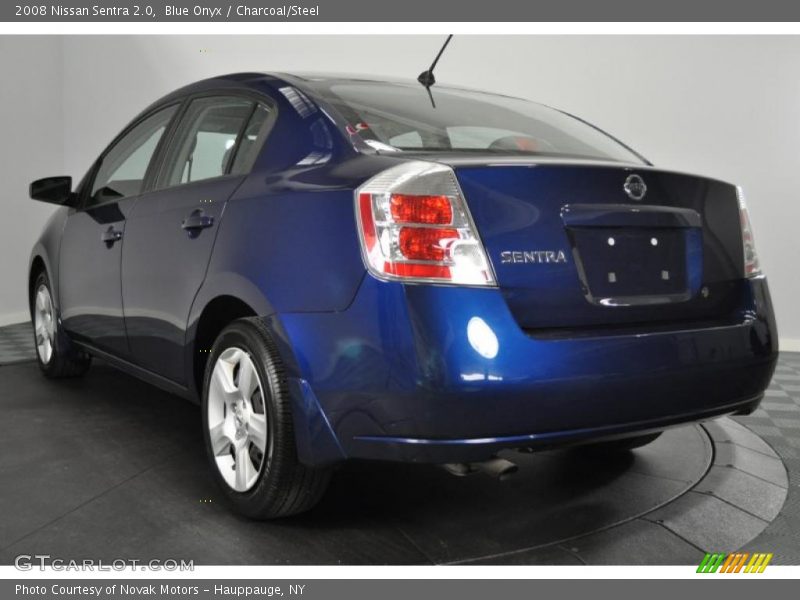 Blue Onyx / Charcoal/Steel 2008 Nissan Sentra 2.0