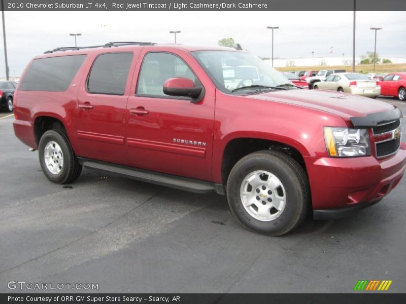 Red Jewel Tintcoat / Light Cashmere/Dark Cashmere 2010 Chevrolet Suburban LT 4x4