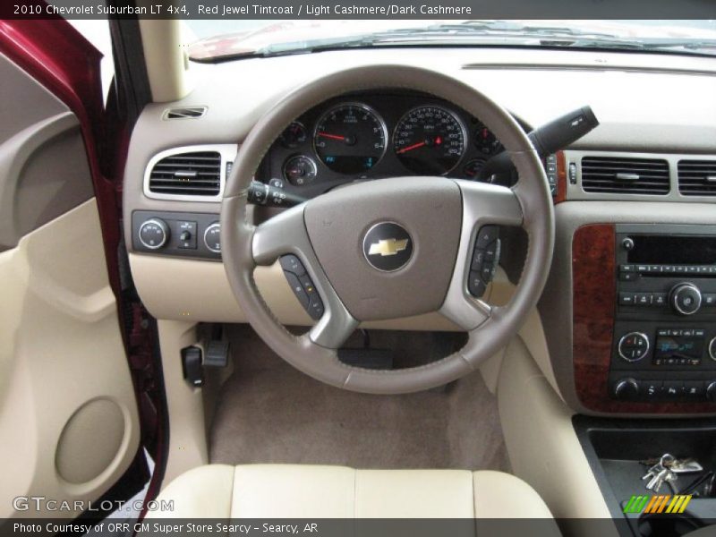Red Jewel Tintcoat / Light Cashmere/Dark Cashmere 2010 Chevrolet Suburban LT 4x4