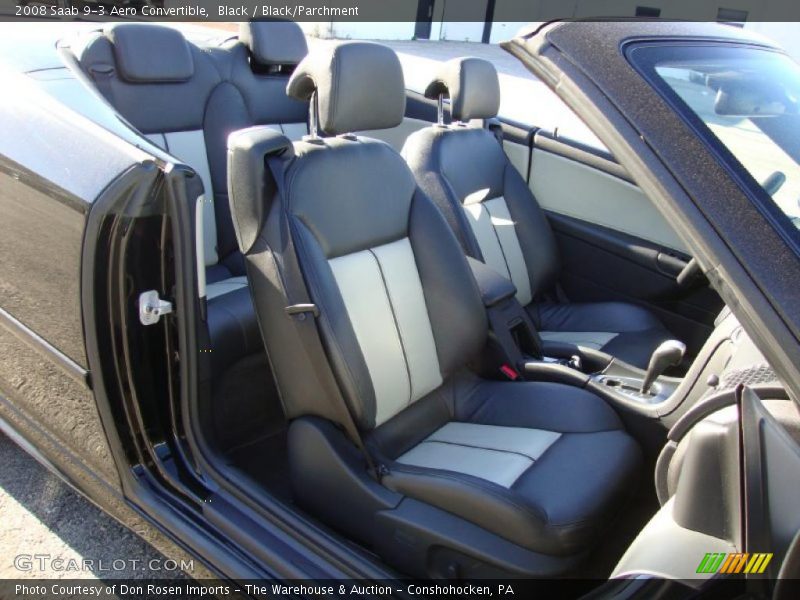  2008 9-3 Aero Convertible Black/Parchment Interior