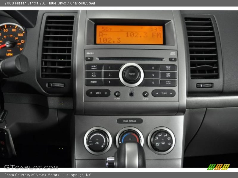 Blue Onyx / Charcoal/Steel 2008 Nissan Sentra 2.0