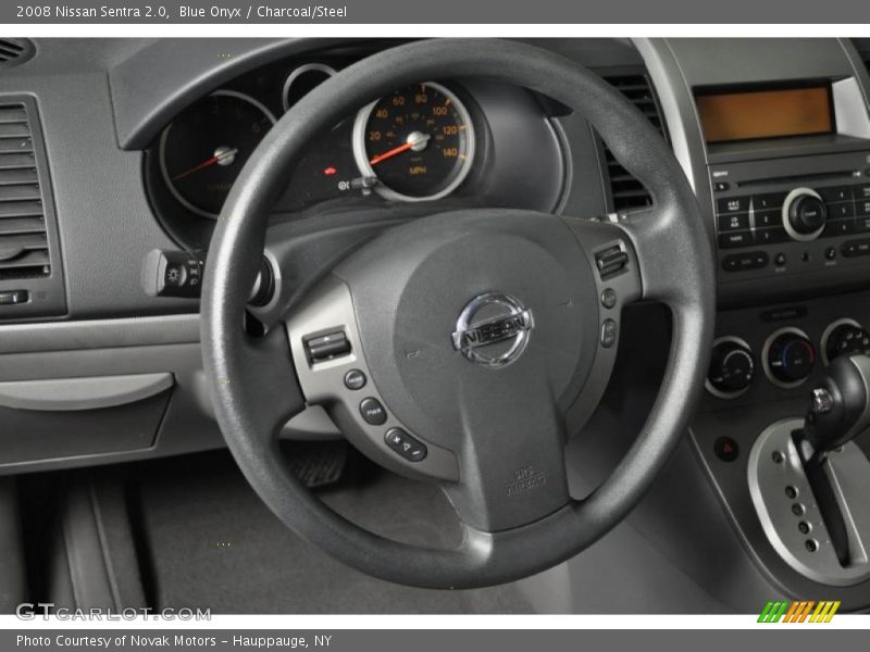 Blue Onyx / Charcoal/Steel 2008 Nissan Sentra 2.0