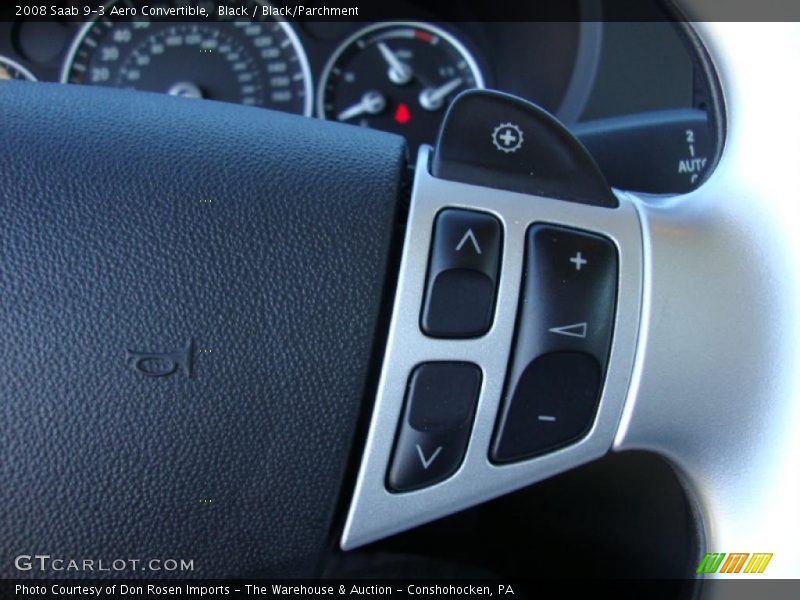 Controls of 2008 9-3 Aero Convertible