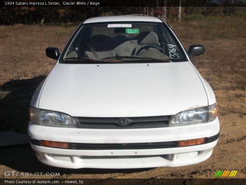 Glacier White / Beige 1994 Subaru Impreza L Sedan