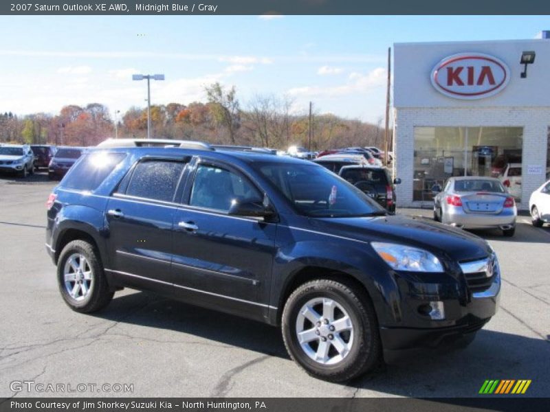 Midnight Blue / Gray 2007 Saturn Outlook XE AWD