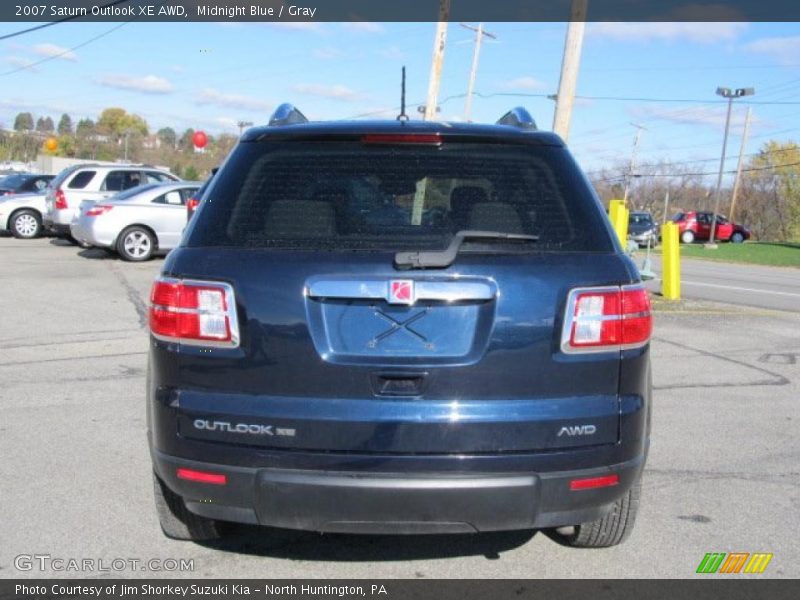 Midnight Blue / Gray 2007 Saturn Outlook XE AWD