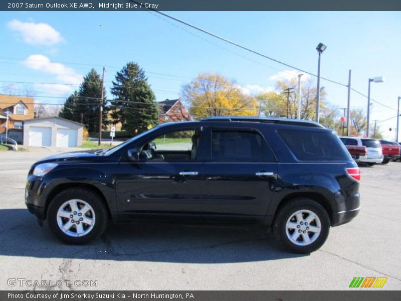 Midnight Blue / Gray 2007 Saturn Outlook XE AWD