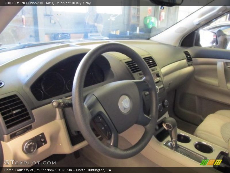 Midnight Blue / Gray 2007 Saturn Outlook XE AWD