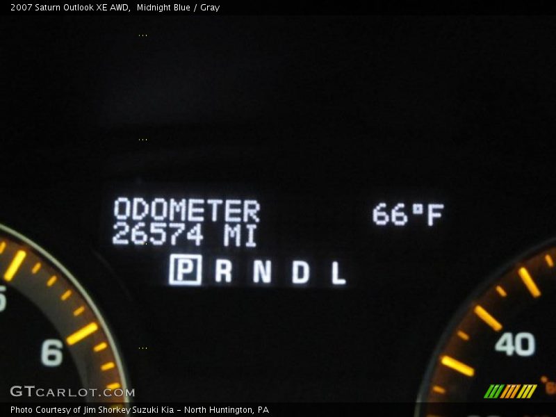 Midnight Blue / Gray 2007 Saturn Outlook XE AWD