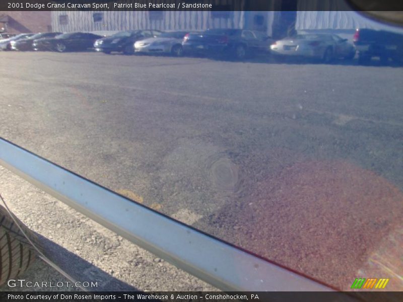 Patriot Blue Pearlcoat / Sandstone 2001 Dodge Grand Caravan Sport