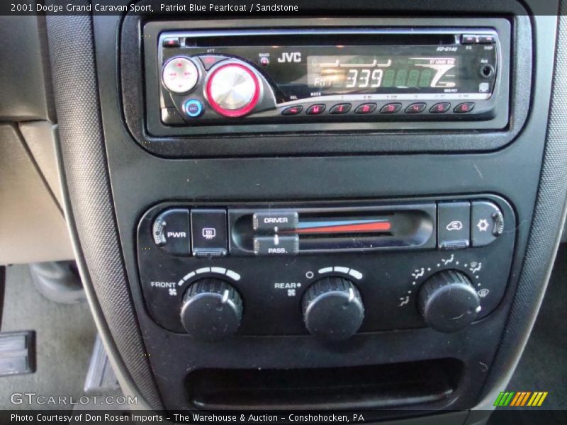 Patriot Blue Pearlcoat / Sandstone 2001 Dodge Grand Caravan Sport