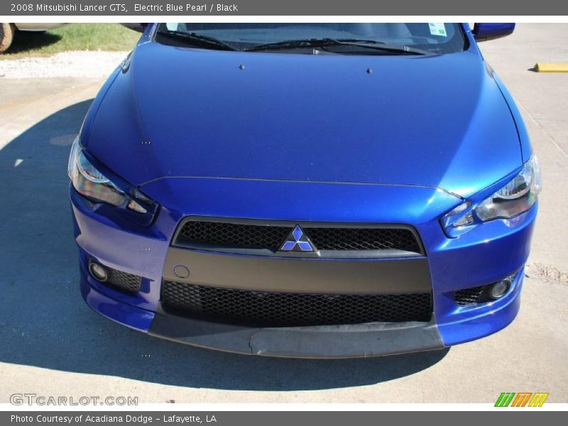 Electric Blue Pearl / Black 2008 Mitsubishi Lancer GTS