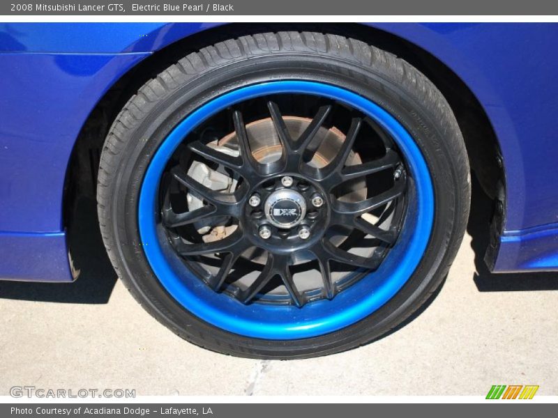 Custom Wheels of 2008 Lancer GTS