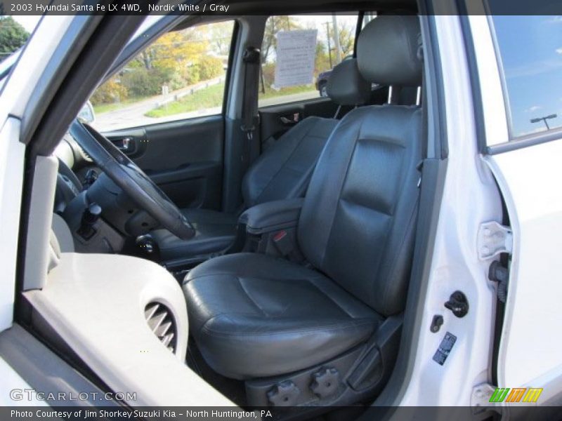  2003 Santa Fe LX 4WD Gray Interior