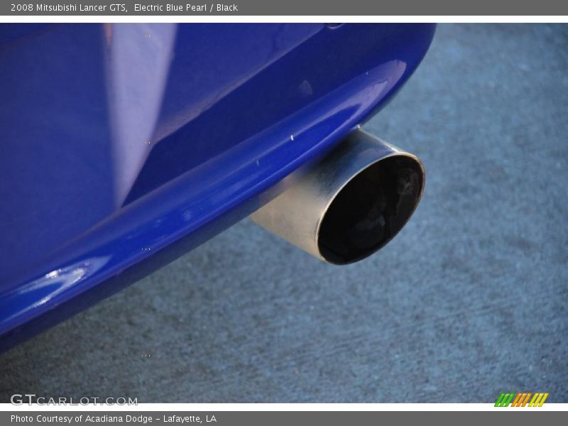 Electric Blue Pearl / Black 2008 Mitsubishi Lancer GTS