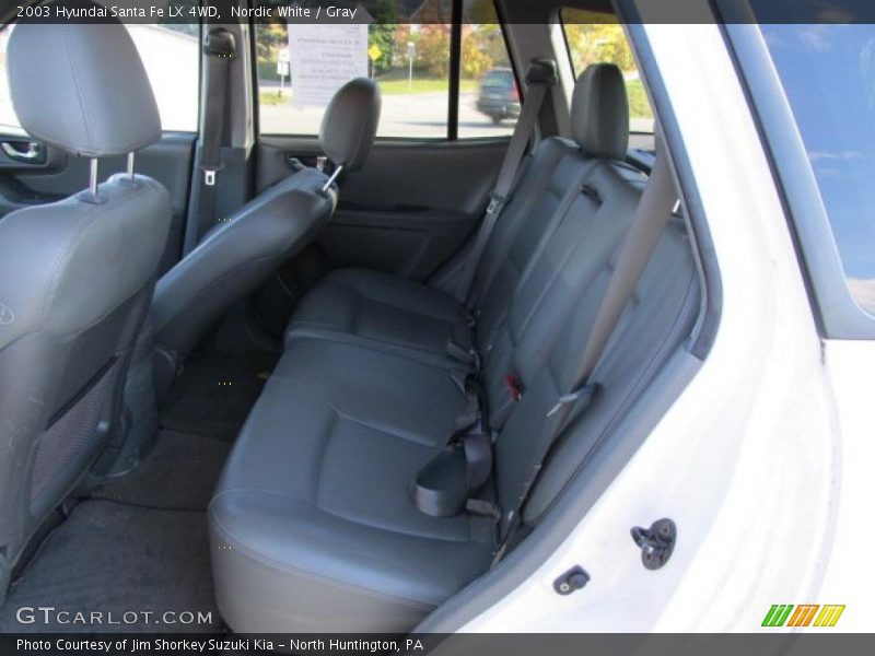  2003 Santa Fe LX 4WD Gray Interior