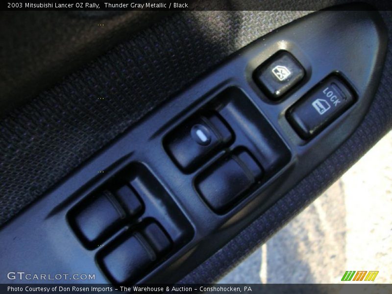 Thunder Gray Metallic / Black 2003 Mitsubishi Lancer OZ Rally