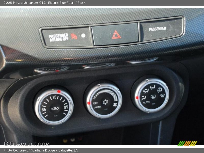 Controls of 2008 Lancer GTS
