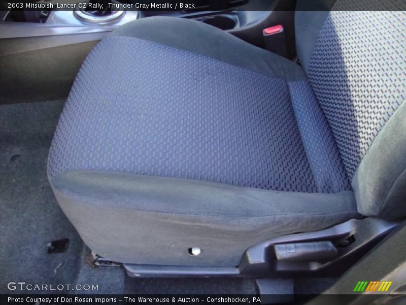 Thunder Gray Metallic / Black 2003 Mitsubishi Lancer OZ Rally
