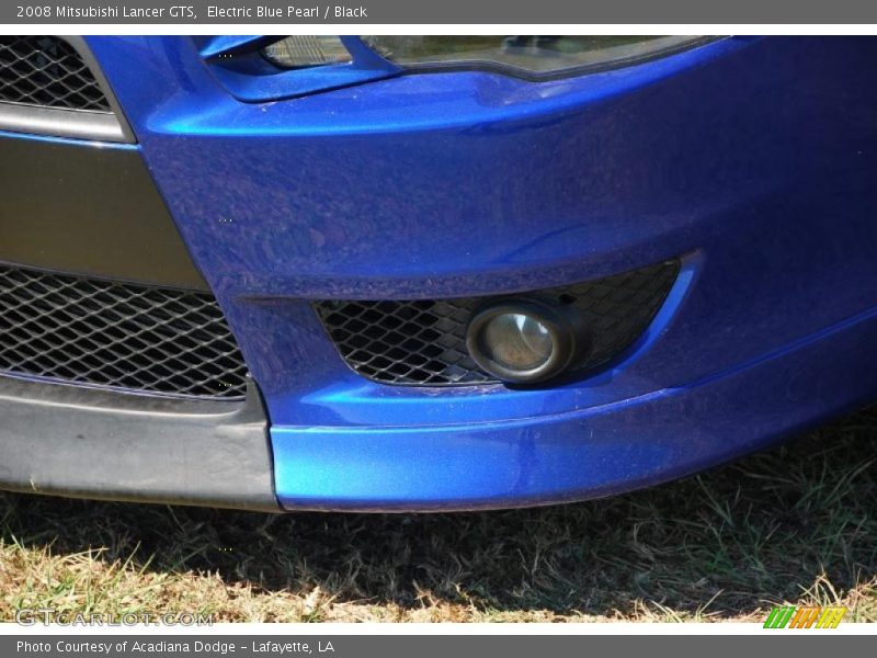 Electric Blue Pearl / Black 2008 Mitsubishi Lancer GTS