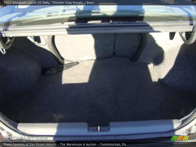 Thunder Gray Metallic / Black 2003 Mitsubishi Lancer OZ Rally