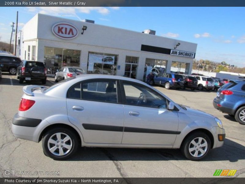 Silver Metallic / Gray 2008 Kia Rio LX Sedan