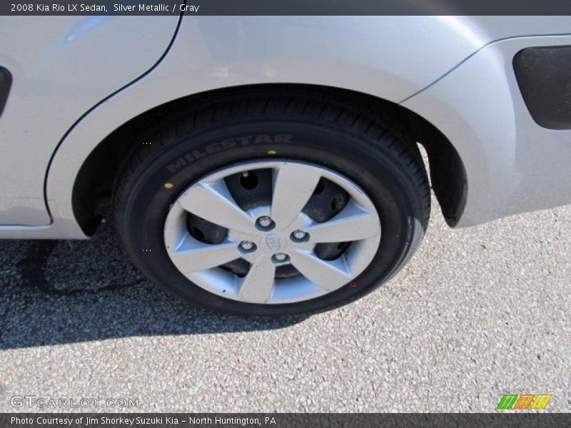 Silver Metallic / Gray 2008 Kia Rio LX Sedan
