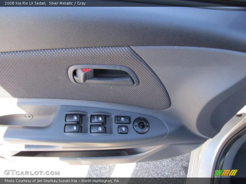 Silver Metallic / Gray 2008 Kia Rio LX Sedan