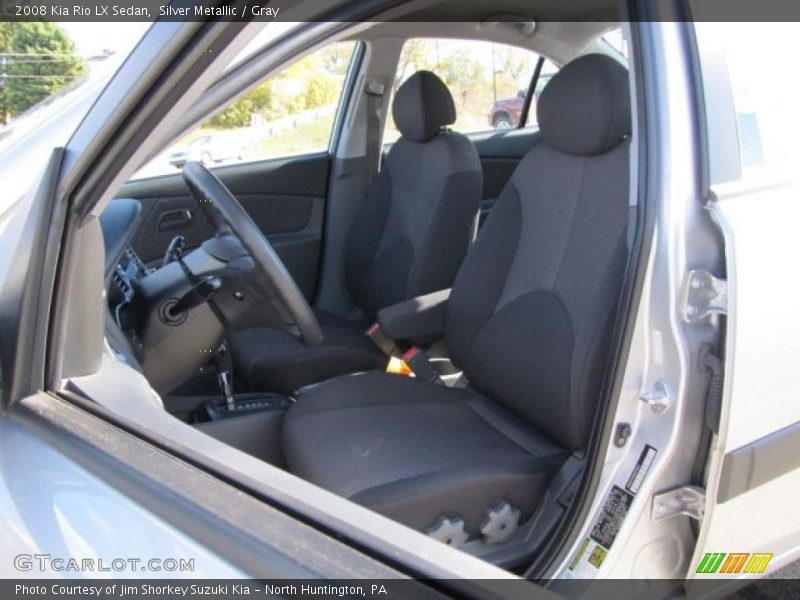 Silver Metallic / Gray 2008 Kia Rio LX Sedan