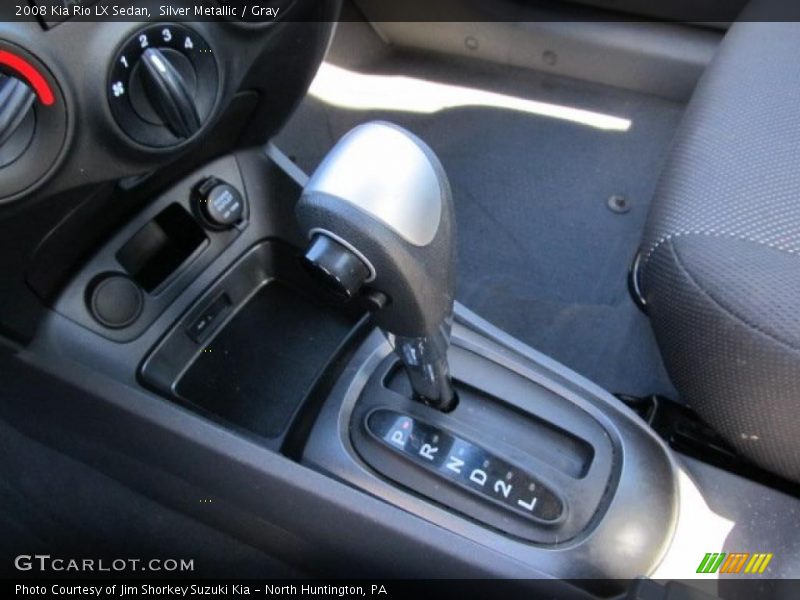 Silver Metallic / Gray 2008 Kia Rio LX Sedan