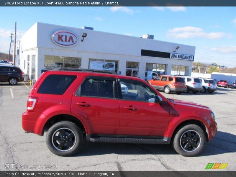 Sangria Red Metallic / Charcoal 2009 Ford Escape XLT Sport 4WD
