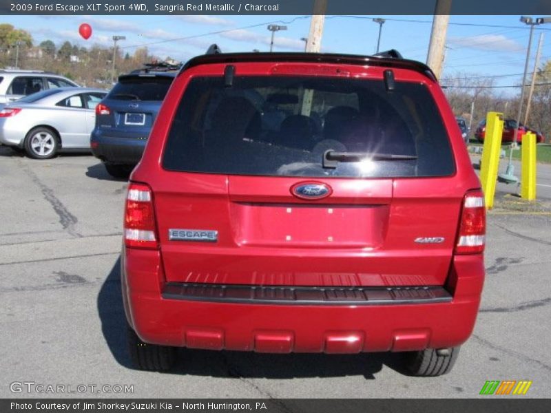 Sangria Red Metallic / Charcoal 2009 Ford Escape XLT Sport 4WD