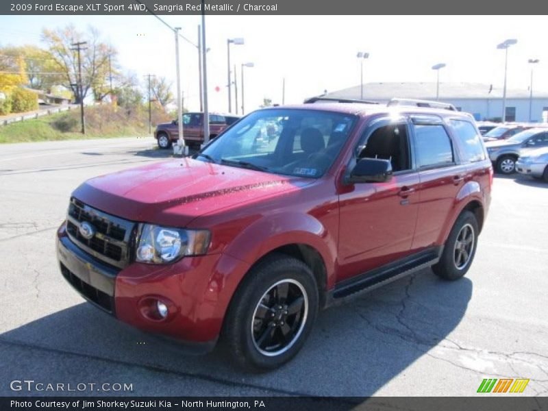 Sangria Red Metallic / Charcoal 2009 Ford Escape XLT Sport 4WD