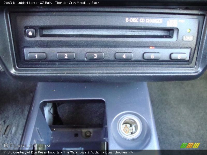Thunder Gray Metallic / Black 2003 Mitsubishi Lancer OZ Rally