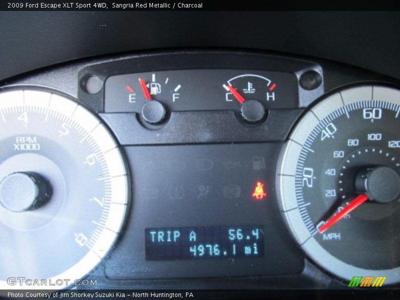 Sangria Red Metallic / Charcoal 2009 Ford Escape XLT Sport 4WD
